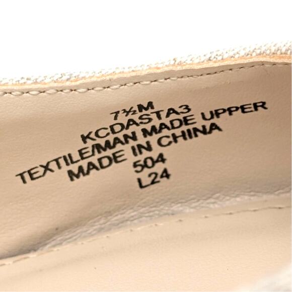 Calvin Klein Dasta Kitten Heel Slingback Pumps Women's Beige Size US7.5M EU38 - Picture 4 of 12